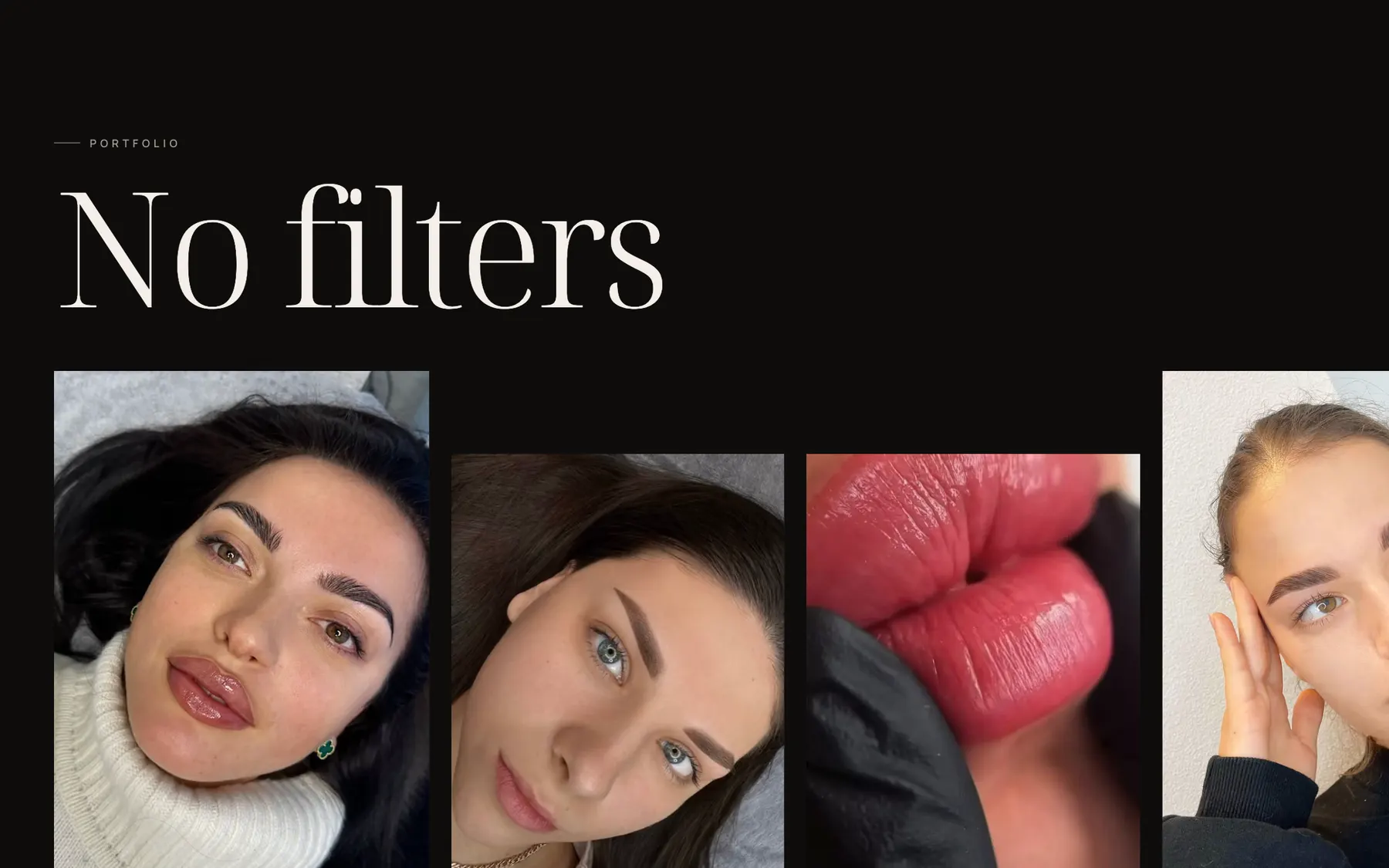 Portfolio of unfiltered photos